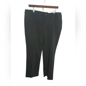 Christopher & Banks Black Dress Pants with Straight Leg